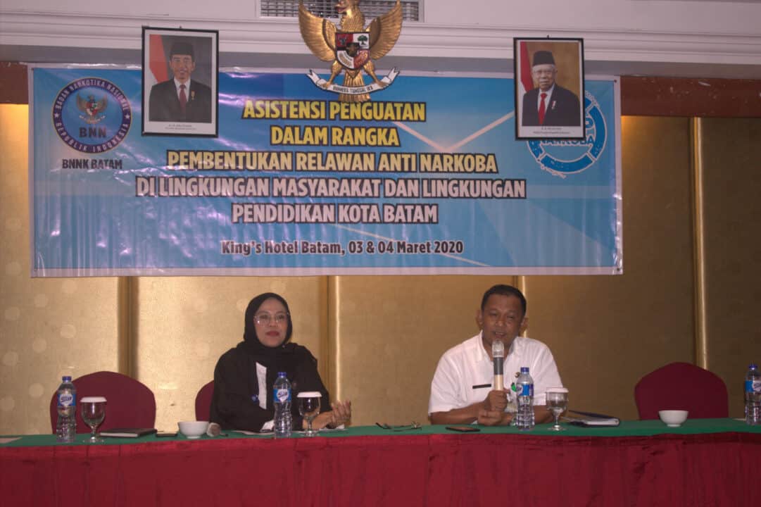 Asistensi Pembentukan Relawan Anti Narkoba di lingkungan masyarakat dan lingkungan pendidikan