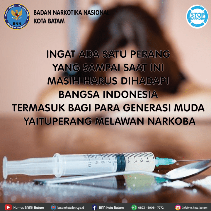 Poster Pencegahan Pemberantasan Penyalahgunaan dan Peredaran Gelap Narkoba