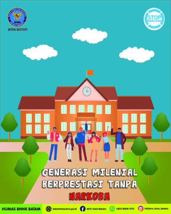 Poster Pencegahan Pemberantasan Penyalahgunaan dan Peredaran Gelap Narkoba