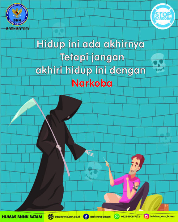 Poster Pencegahan Pemberantasan Penyalahgunaan dan Peredaran Gelap Narkoba