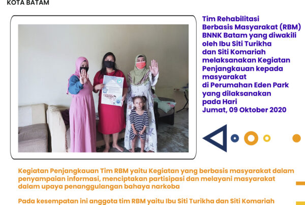 Kegiatan Penjangkauan Tim RBM kepada Warga Perumahan Eden Park