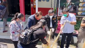 BNN Kota Batam menghadiri Undangan Pemusnahan barang bukti narkoba jenis Sabu, Pil Ekstasy dan Ganja.