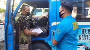 Kepala BNN Kota Batam AKBP, Heryanto, SE. Melaksanakan kegiatan pengecekan Mobil Dayamas