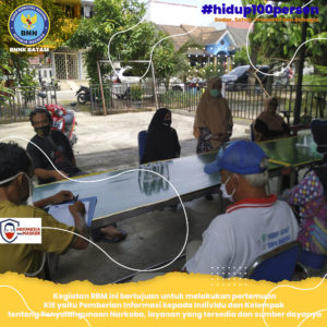 BNN Kota Batam melaksanakan Layanan Rehabilitasi Berbasis Masyarakat (RBM).