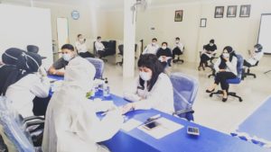 Badan Narkotika Nasional (BNN) Kota Batam menggelar Rapid Test COVID-19 bagi seluruh pegawai BNN Kota Batam