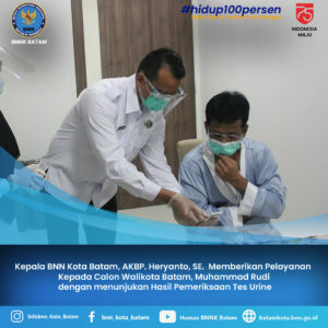 Pemeriksaan Bebas Penyalahgunaan Narkotika dan Psikotropika dlm Pelaksanaan Pemilihan Walikota dan Wakil Walikota
