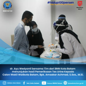 Pemeriksaan Bebas Penyalahgunaan Narkotika dan Psikotropika dlm Pelaksanaan Pemilihan Walikota dan Wakil Walikota