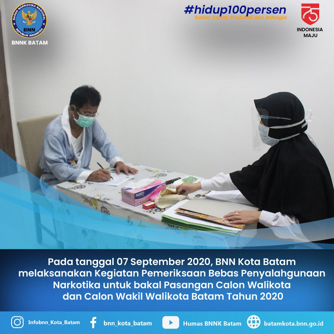 Pemeriksaan Bebas Penyalahgunaan Narkotika dan Psikotropika dlm Pelaksanaan Pemilihan Walikota dan Wakil Walikota Pemeriksaan Bebas Penyalahgunaan Narkotika dan Psikotropika dlm Pelaksanaan Pemilihan Walikota dan Wakil Walikota