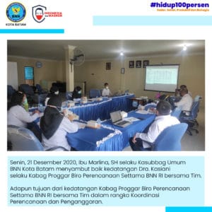 Kunjungan kerja Biro Perencanaan BNN terkait Koordinasi Perencanaan Dan Penganggaran Kunjungan kerja Biro Perencanaan BNN terkait Koordinasi Perencanaan Dan Penganggaran