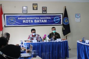 Monitoring dan Evaluasi TW 3 Tahun 2020 oleh BNNP KEPRI ke BNN Kota Batam