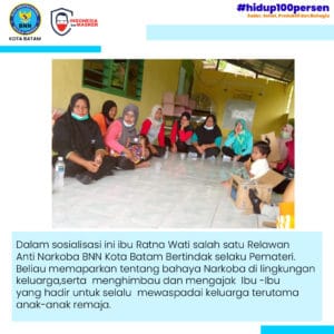 Sosialisasi Bahaya Narkoba kepada warga ibu-ibu pulau seraya Kecamatan Sekupang Kota Batam Sosialisasi Bahaya Narkoba kepada warga ibu-ibu pulau seraya Kecamatan Sekupang Kota Batam