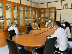 Kepala BNN KOTA BATAM melaksanakan Koordinasi dengan Kepala Bapelitbang Kota Batam Dalam Rangka Program Kerja BNN Kota Batam T.A 2021