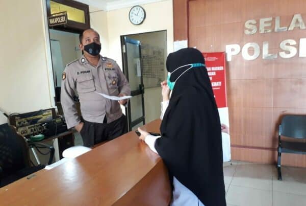 KIE tentang Layanan Rehabilitasi terhadap Polsek Batu Aji