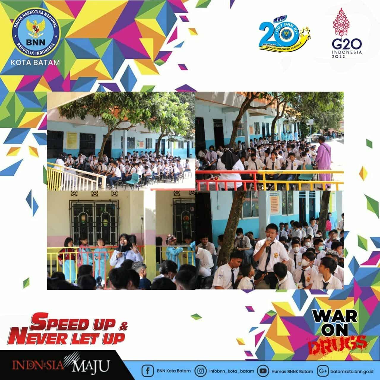 Sosialisasi P4GN di SMP & SMKS Yos Anugerah dalam rangka Hari Sumpah Pemuda Sosialisasi P4GN di SMP & SMKS Yos Anugerah.