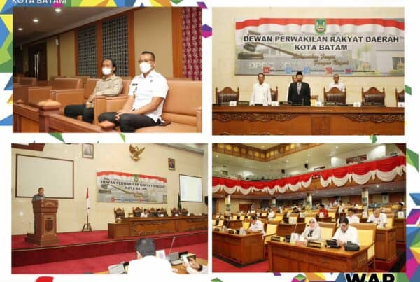 Rapat Paripurna KE-5 DPRD Kota Batam Masa Persidangan Tahun 2022