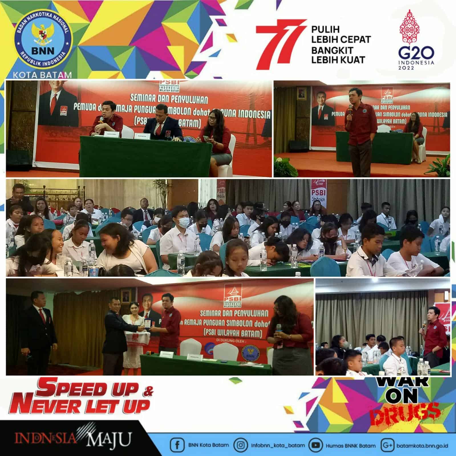 Sosialisasi Bahaya Narkoba pada Kegiatan Seminar dan Penyuluhan Pemuda dan Remaja PSBI (Punguan Simbolon Dohot Boruna Indonesia) Kota Batam Sosialisasi Bahaya Narkoba pada Kegiatan Seminar dan Penyuluhan Pemuda dan Remaja PSBI (Punguan Simbolon Dohot Boruna Indonesia) Kota Batam