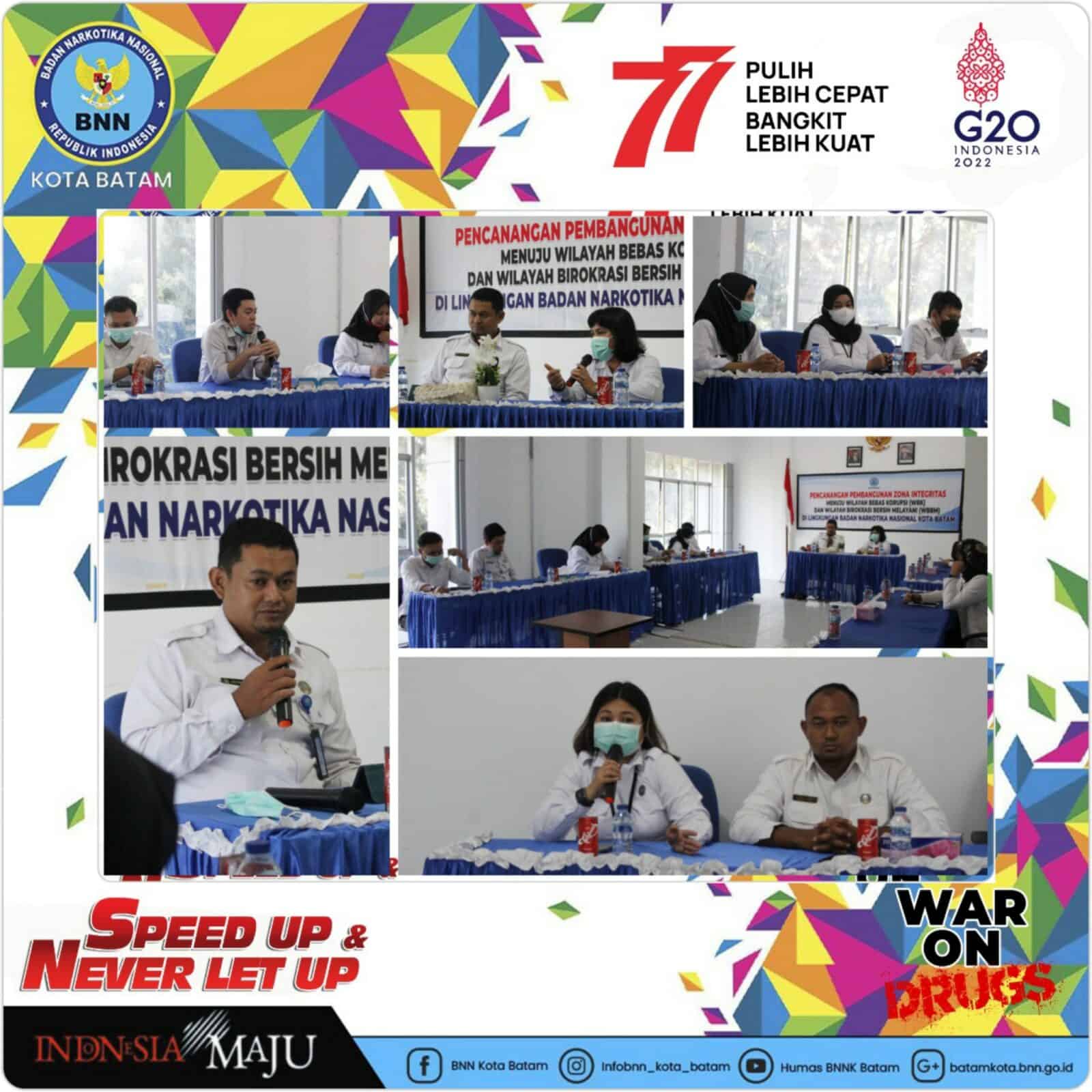 Pembinaan Teknis Kebijakan Kota Tanggap Ancaman Narkoba di Kota Batam, Kepulauan Riau