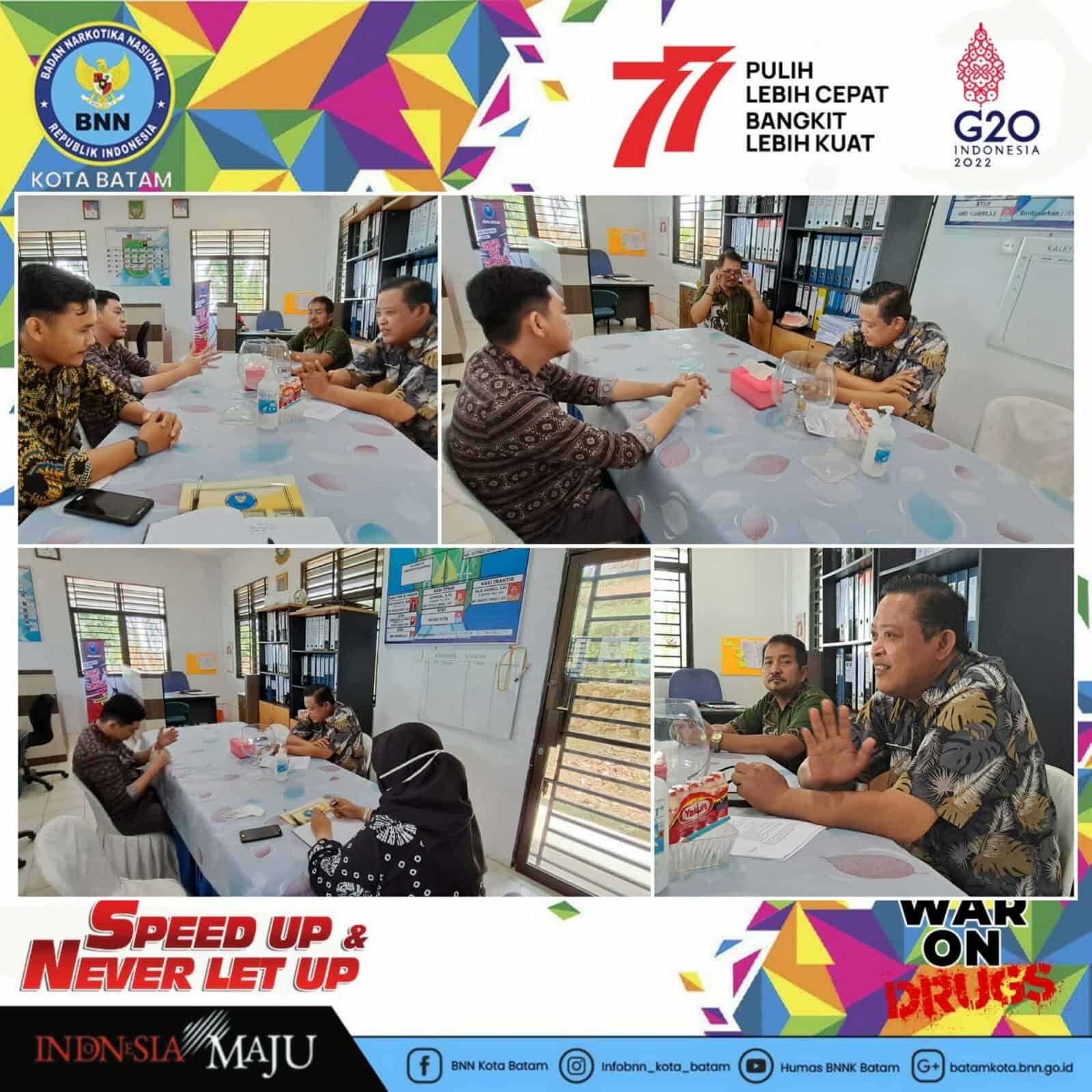 Monitoring dan Evaluasi Pelaksanaan Fasilitasi Advokasi Program Ketahan Keluarga Anti Narkoba Berbasis Sumber Daya Pembangunan Desa/Kelurahan Batu Merah Monitoring dan Evaluasi Pelaksanaan Fasilitasi Advokasi Program Ketahan Keluarga Anti Narkoba Berbasis Sumber Daya Pembangunan Desa/Kelurahan Batu Merah