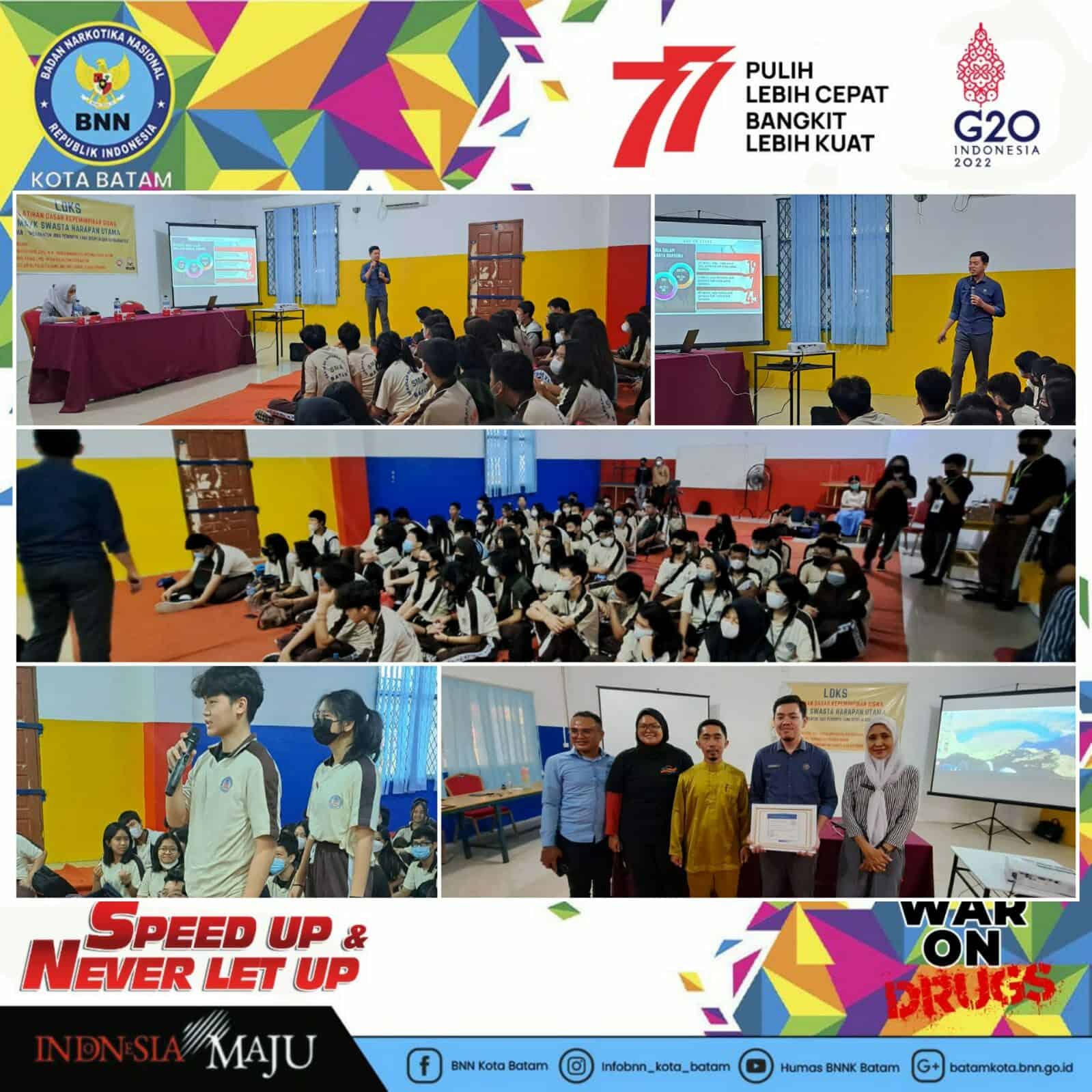 Sosialisasi P4GN pada Latihan Dasar Kepemimpinan Siswa (LDKS) di SMA/SMKS Harapan Utama Sosialisasi P4GN pada Latihan Dasar Kepemimpinan Siswa (LDKS) di SMA/SMKS Harapan Utama