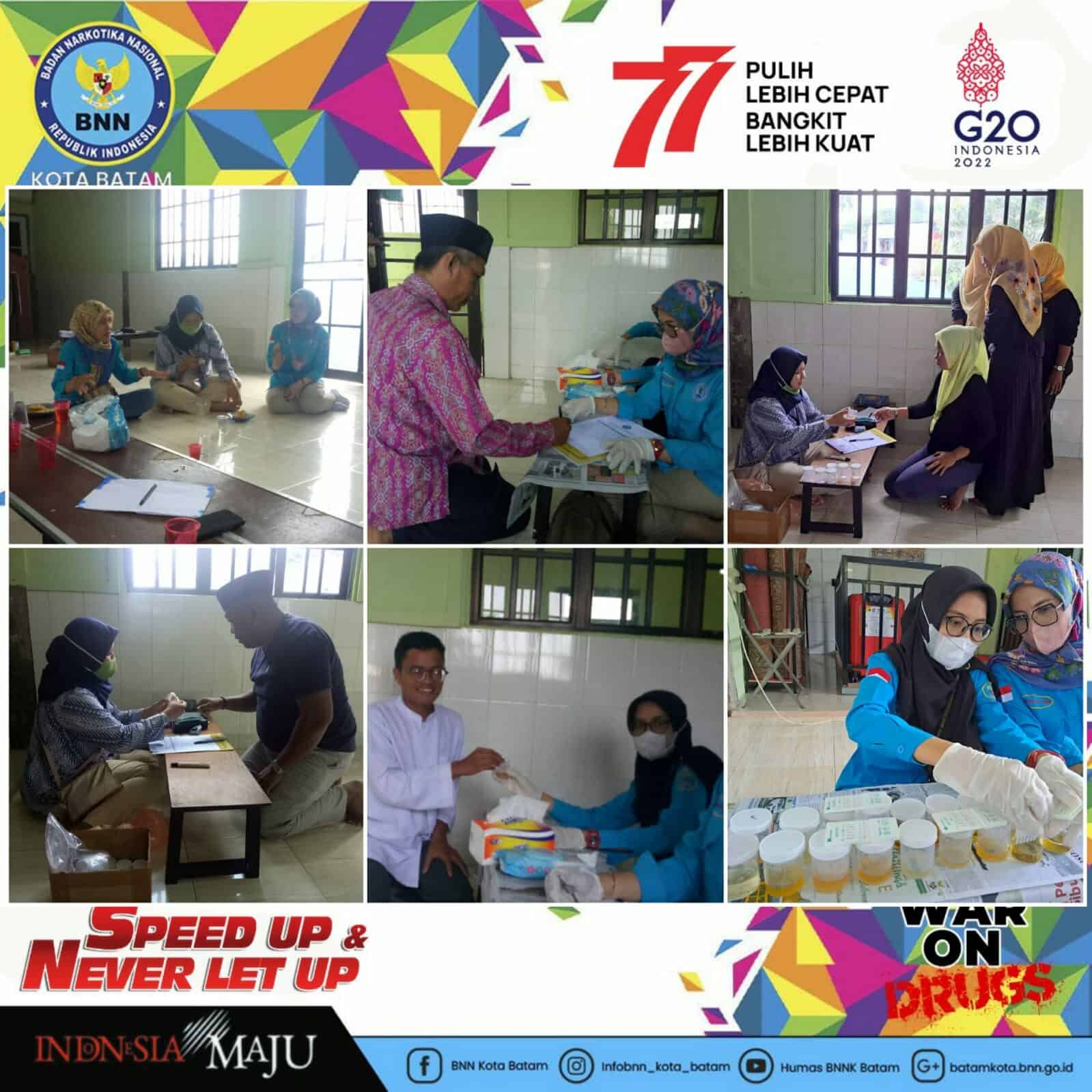 Pemberdayaan Masyarakat Anti Narkoba melalui Tes Urine di Lingkungan Masyarakat Kelurahan Tanjung Uma, Kecamatan Lubuk Baja, Kota Batam Auto Draft