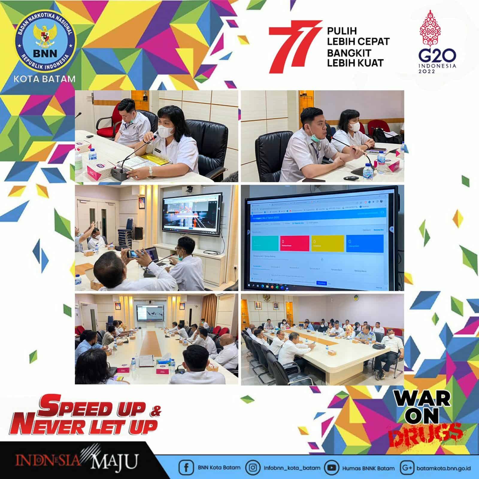 Sinkronisasi Data Laporan RAN P4GN Wilayah Kepada Para PIC Organisasi Perangkat Daerah Kota Batam Terkait Penginputan B12 Rencana Aksi Nasional Pencegahan dan Pemberantasan Penyalahgunaan dan Peredaran Gelap Narkotika (RAN P4GN) Sinkronisasi Data Laporan RAN P4GN Wilayah Kepada Para PIC OPD Kota Batam Terkait Penginputan B12 RAN P4GN