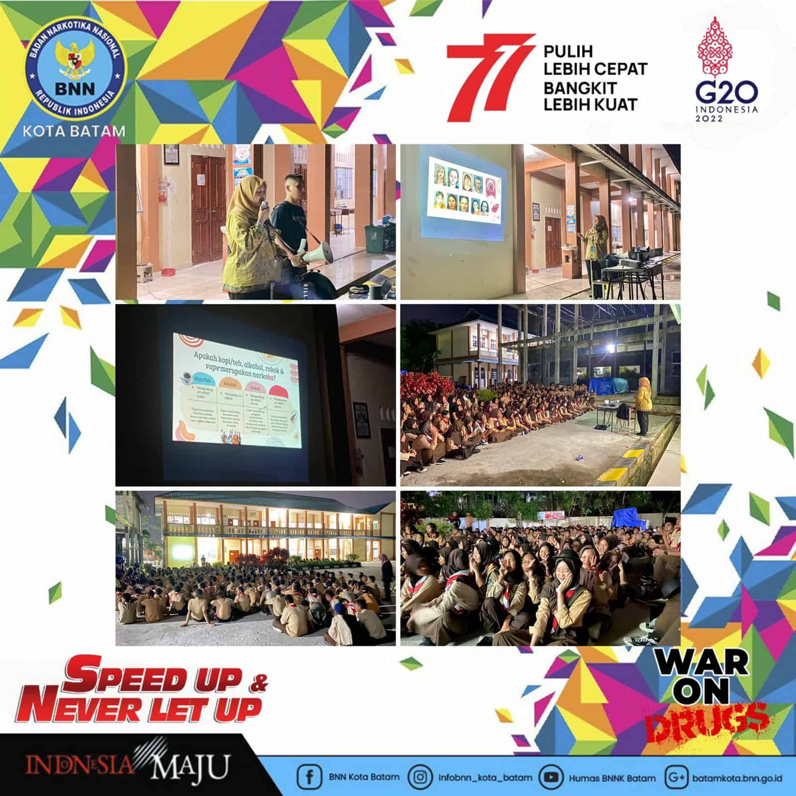 Sosialiasi P4GN di Lingkungan Sekolah SMK Negeri 4 Batam dalam rangka Perkemahan Calon Penegak dan Calon Bantara Pramuka Ambalan Ahmad Yani Sosialiasi P4GN di Lingkungan Sekolah SMK Negeri 4 Batam dalam rangka Perkemahan Calon Penegak dan Calon Bantara Pramuka Ambalan Ahmad Yani