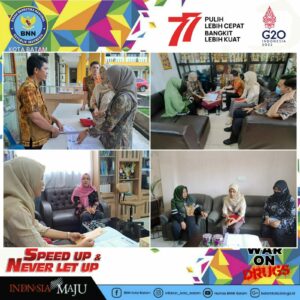 Koordinasi dalam Rangka Pelaksanaan Kegiatan Gema Anti Narkotika Menyanyikan Mars BNN di SMPN 3 Batam, SMPN 25 Batam, SMPN 45 Batam, SMPN 42 Batam, SMPN 28 Batam dan SMPN 52 Batam Koordinasi dalam Rangka Pelaksanaan Kegiatan Gema Anti Narkotika Menyanyikan Mars BNN di SMPN 3 Batam, SMPN 25 Batam, SMPN 45 Batam, SMPN 42 Batam, SMPN 28 Batam dan SMPN 52 Batam