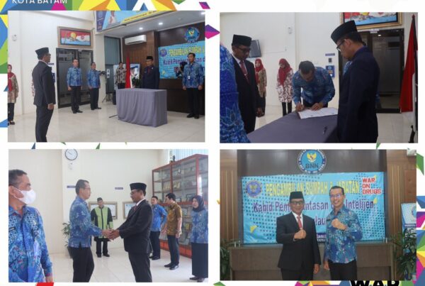 Pelantikan Pejabat Eselon III di BNN Provinsi Kepulauan Riau
