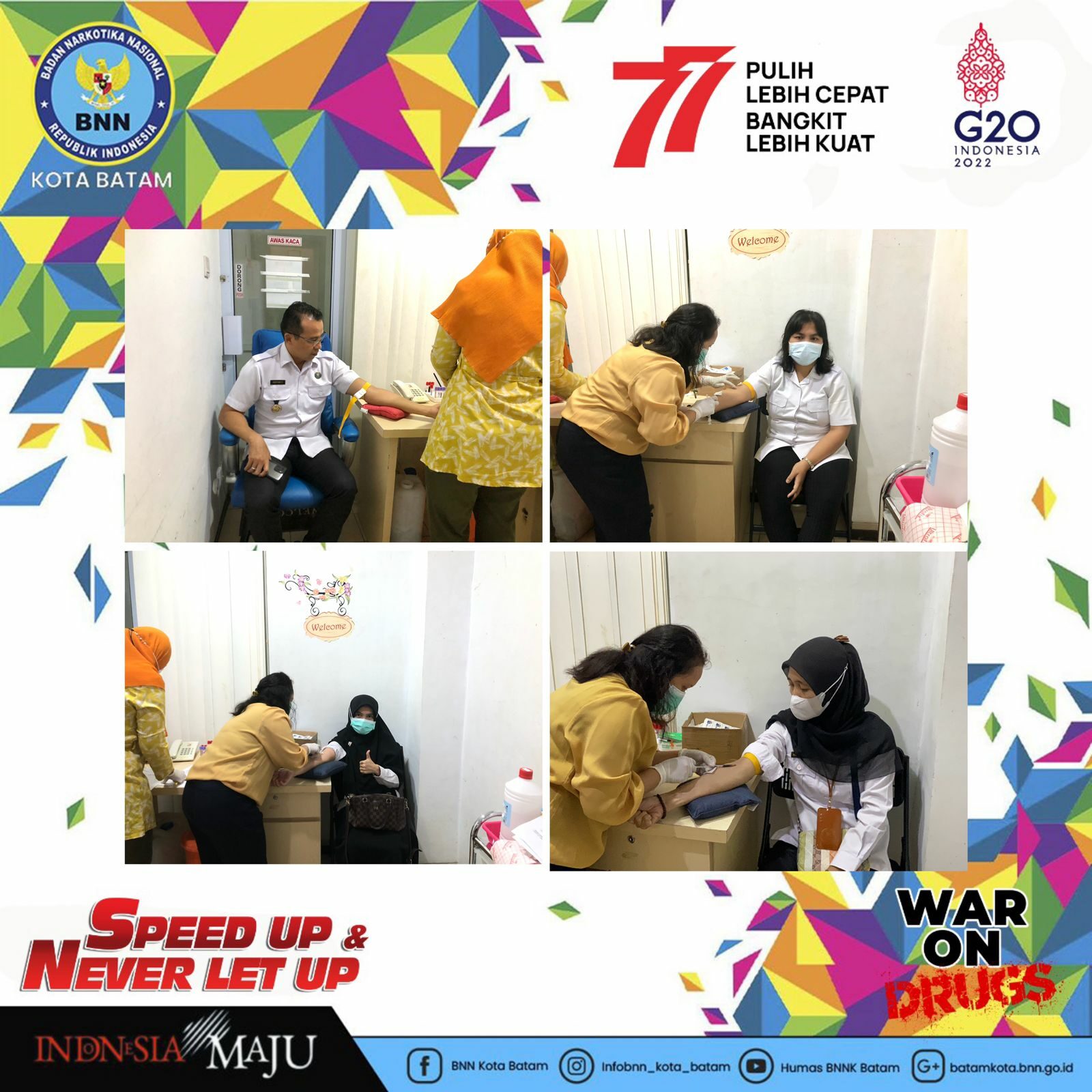 Pelaksanaan Medical Checkup BNN Kota Batam Pelaksanaan Medical Checkup BNN Kota Batam