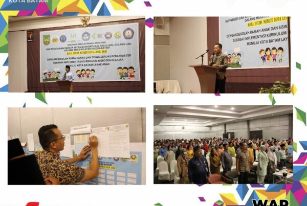 Deklarasi Sekolah Ramah Anak (SRA) di 4 Kecamatan Kota Batam (Kecamatan Galang, Bulang, Sagulung dan Batu Aji)