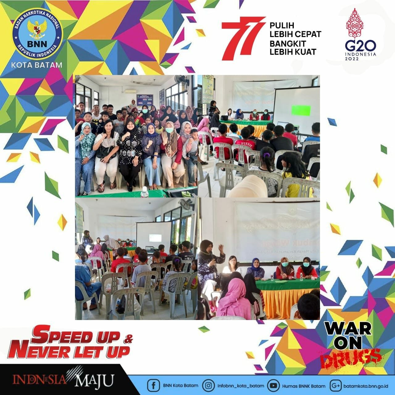 Sosialisasi Bahaya Narkoba pada Kegiatan Posyandu Remaja & PIK-R Kelurahan Batu Merah Sosialisasi Bahaya Narkoba pada Kegiatan Posyandu Remaja & PIK-R Kelurahan Batu Merah